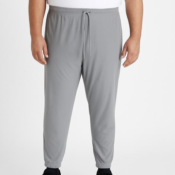 Xersion Fleece Jogger Pants 2XLT French Gray Men’s Loose Fit Soft Touch NWT $60 - Picture 2 of 9